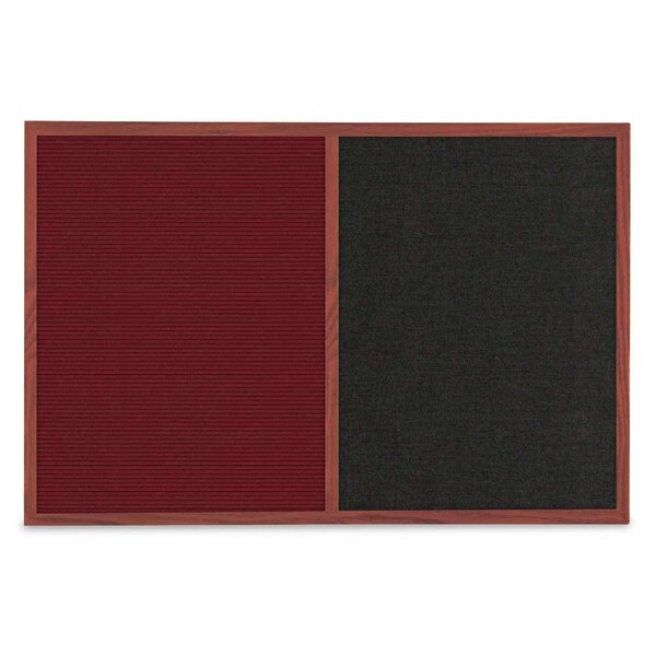 Slim Style Indoor Enclosed Corkboard, 36